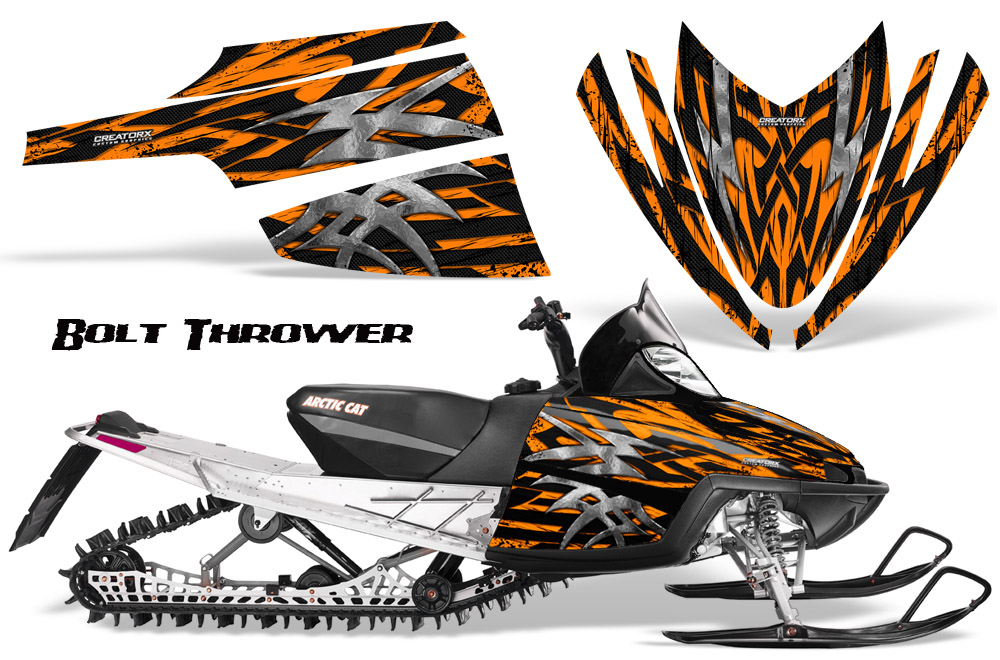 Arctic Cat M Series CrossFire Graphics Kit Bolt Thrower Orange